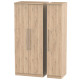 Harlech Tall 3 Door Wardrobe